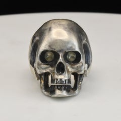 Solid Silver Skull Ring
