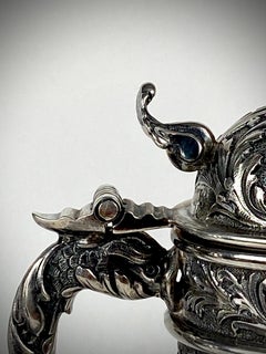 Solid Silver Tankard Lisbon Portugal 1920