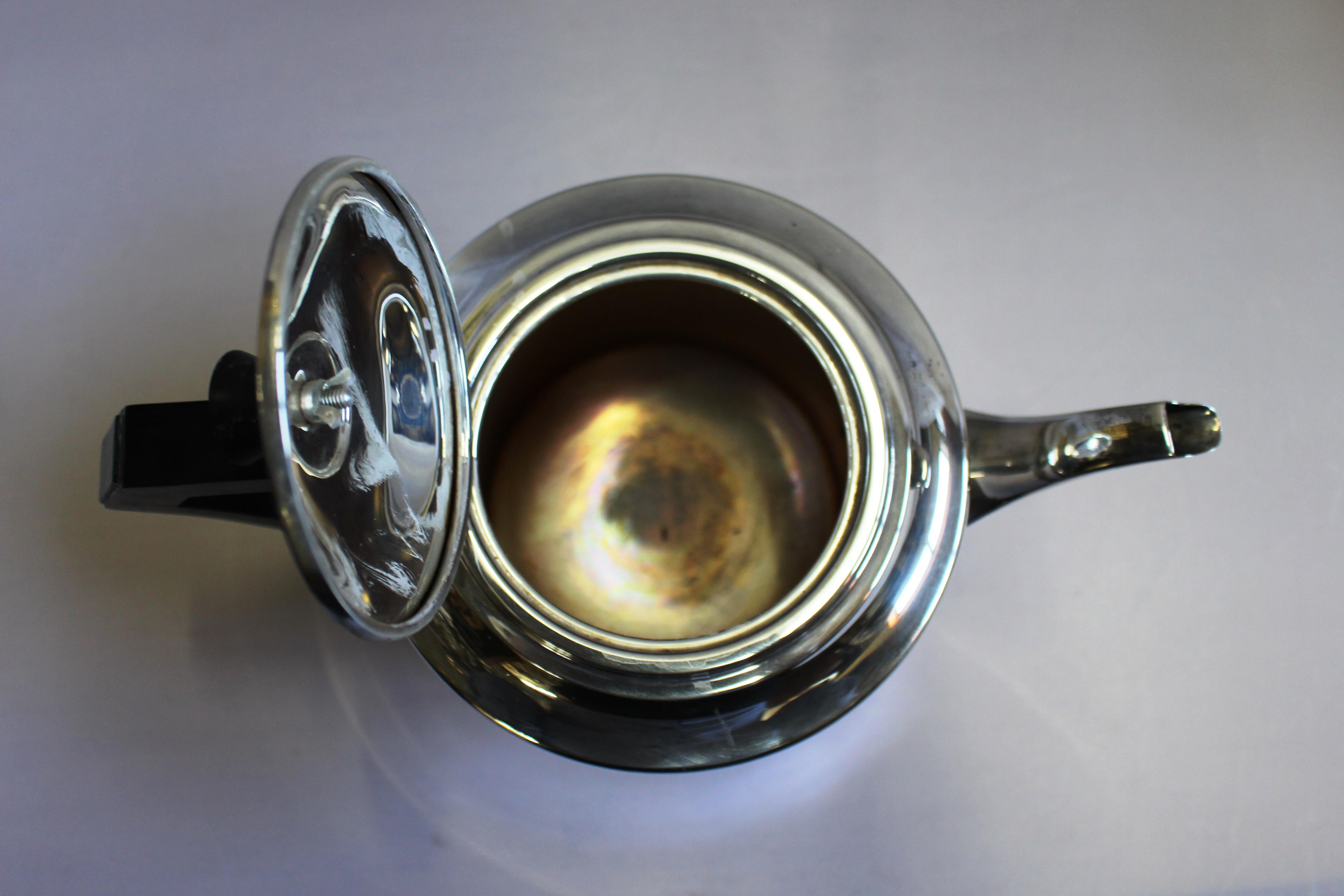Service à thé en argent massif Charles S Green & Co Ltd, 1947 4