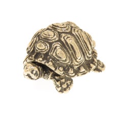 Figurina di tartaruga in argento massiccio vintage anni '70 Made in Italy