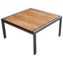 Solid Square Danish Coffee Table from 1960s