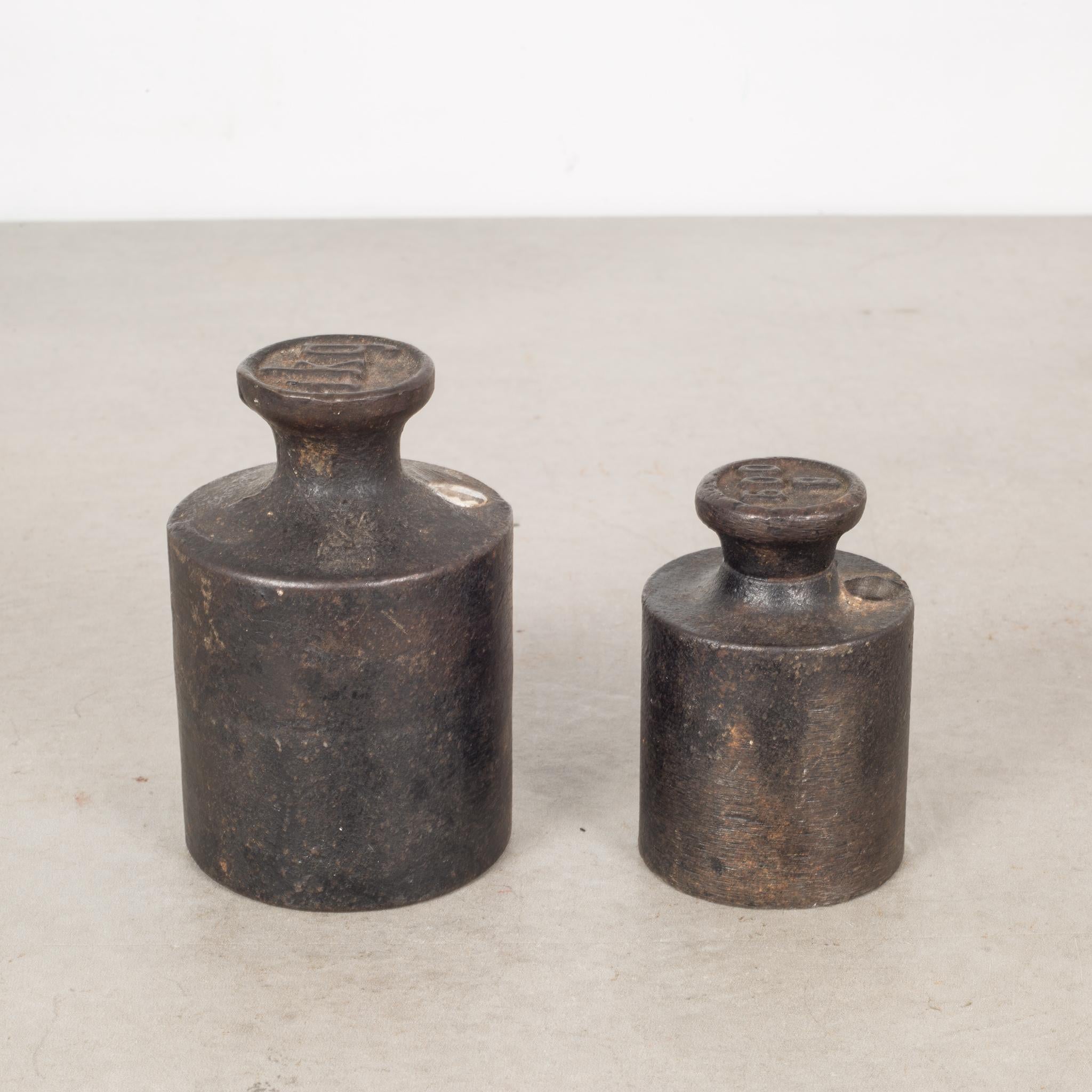 American Solid Steel Weights, circa 1880-1920