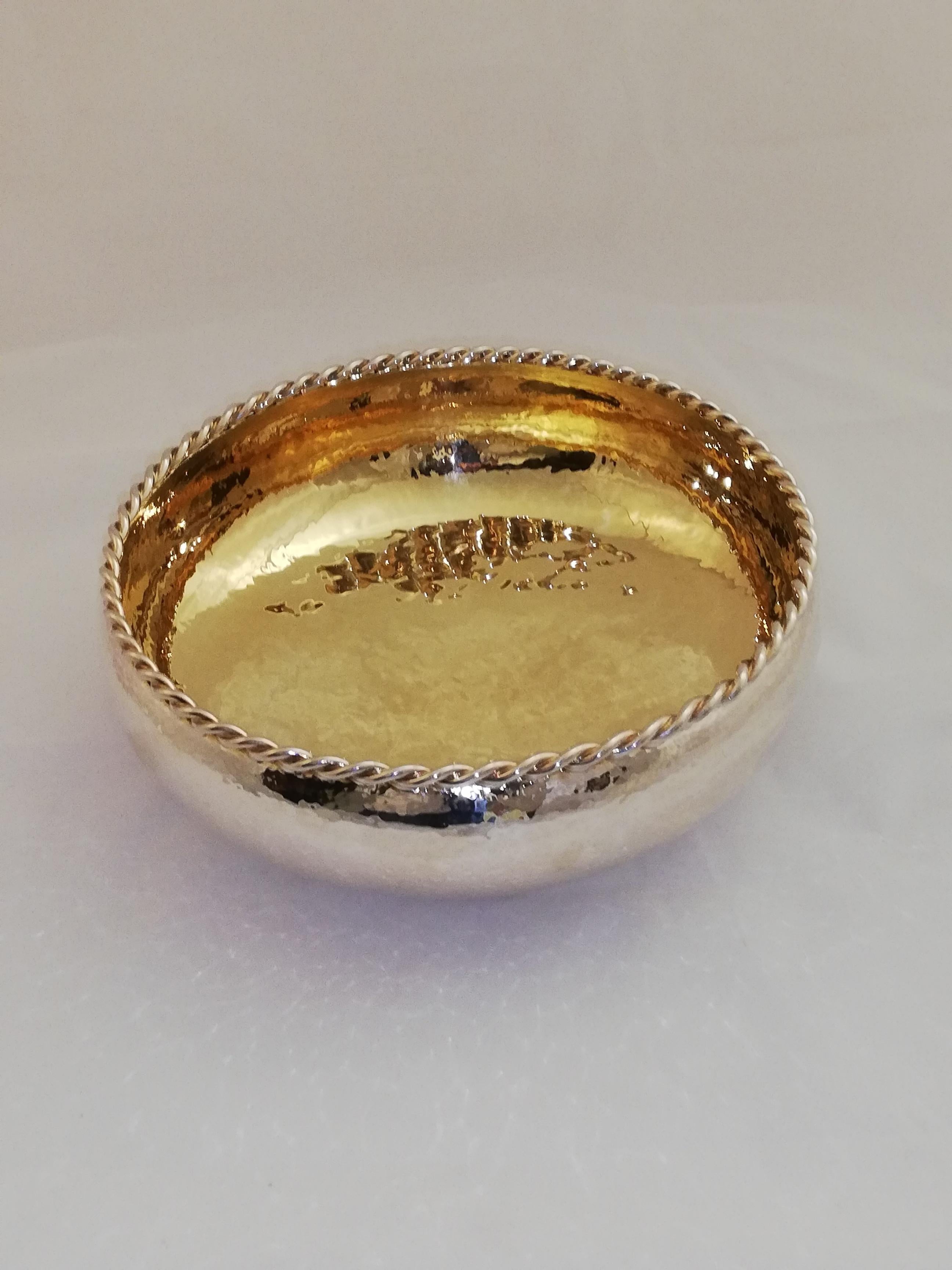Austrian Solid Sterlin Silver Bowl For Sale
