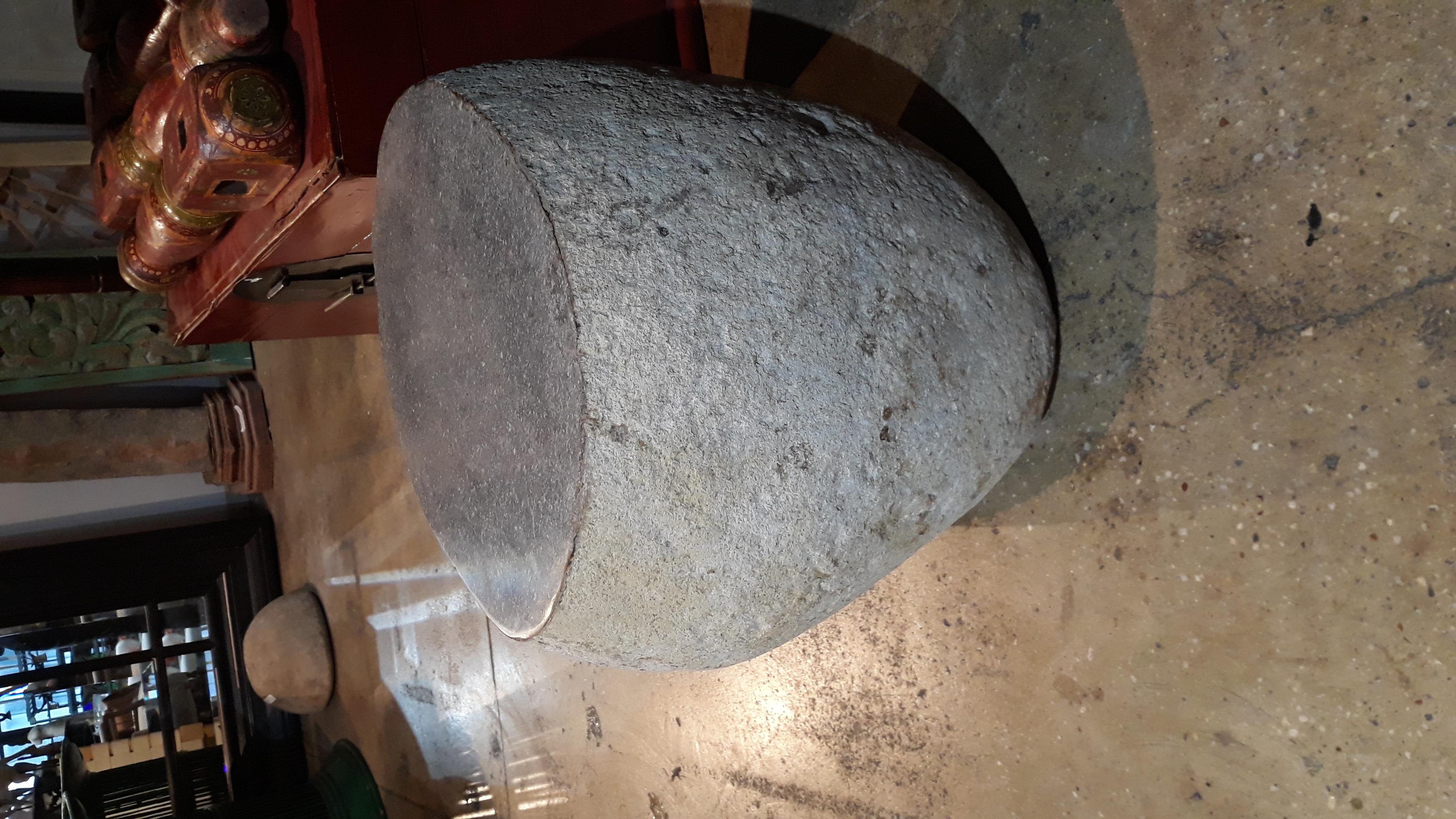 Solid Stone End Table or Stool 1