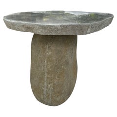 Solid Stone Round Table from Java, Indonesia
