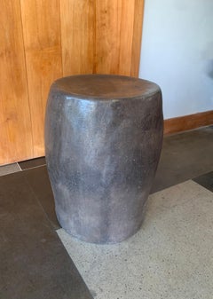 Solid Stone Side Table / Pedestal from Java, Indonesia, C. 1950