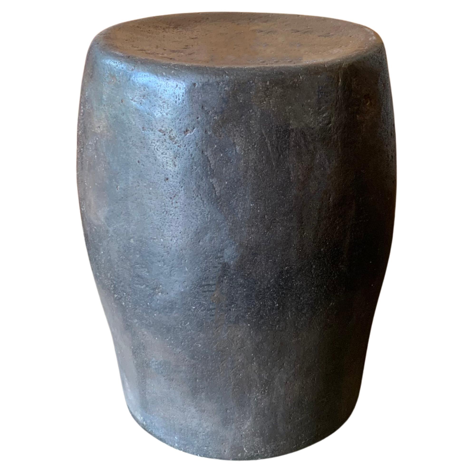 Solid Stone Side Table / Pedestal from Java, Indonesia, C. 1950