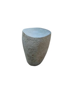 Solid Stone Side Table / Pedestal from Java, Indonesia