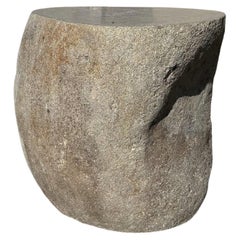 Solid Stone Side Table / Pedestal from Java, Indonesia