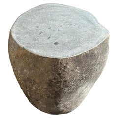 Solid Stone Side Table / Pedestal from Java, Indonesia