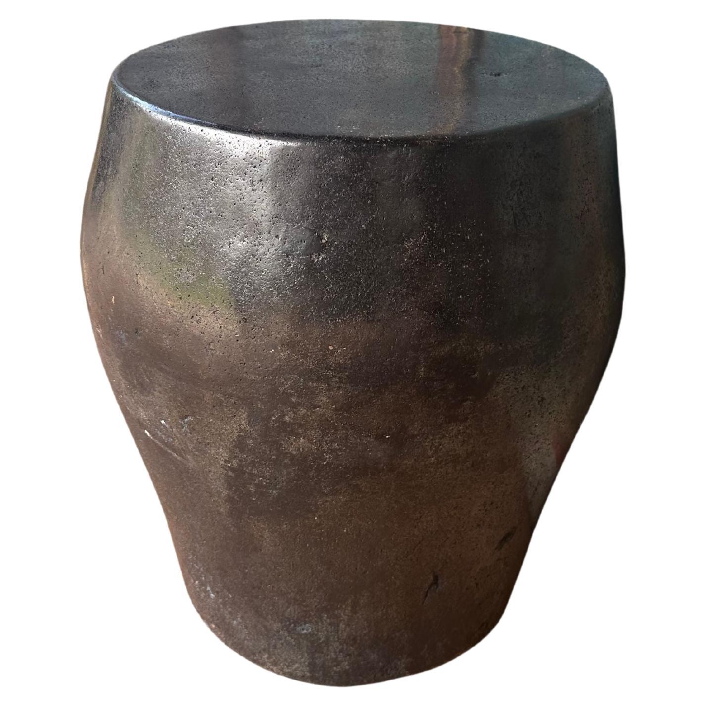 Solid Stone Side Table / Pedestal from Java, Indonesia For Sale