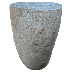 Solid Stone Side Table / Pedestal from Java, Indonesia