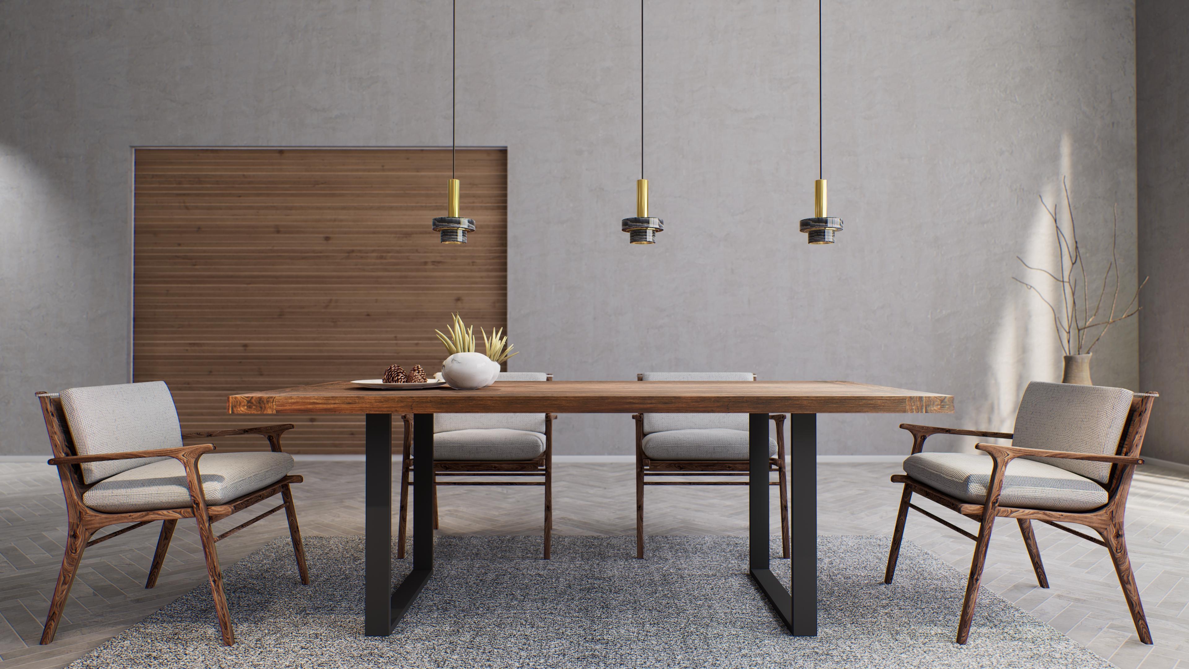 Esta mesa de comedor de 72x38