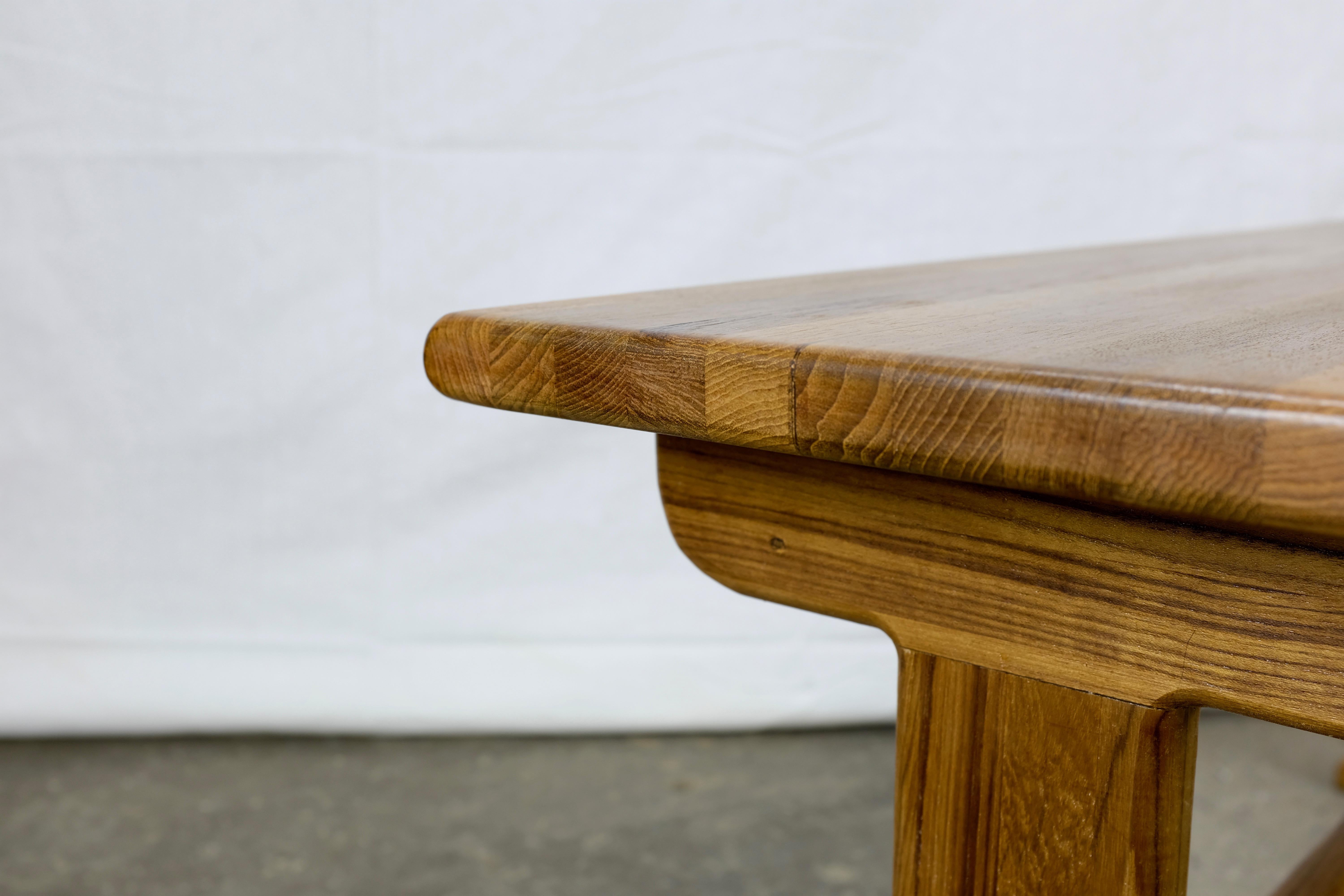 Solid Teak Bench or Coffee Table For Sale 1