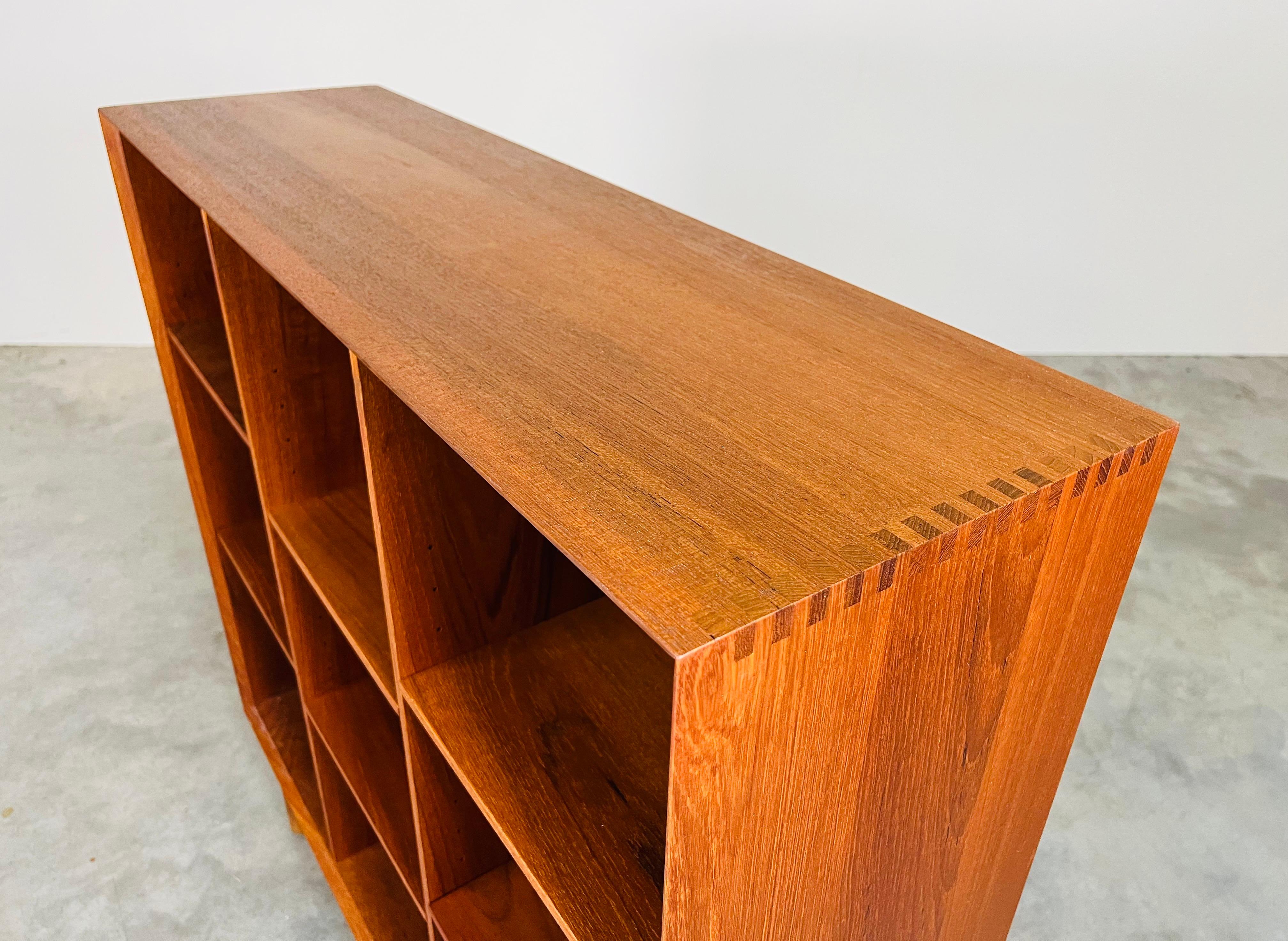 Danish Solid Teak Bookcase By Peter Hvidt & Orla Mølgaard-Nielsen -Denmark Circa 1960 For Sale