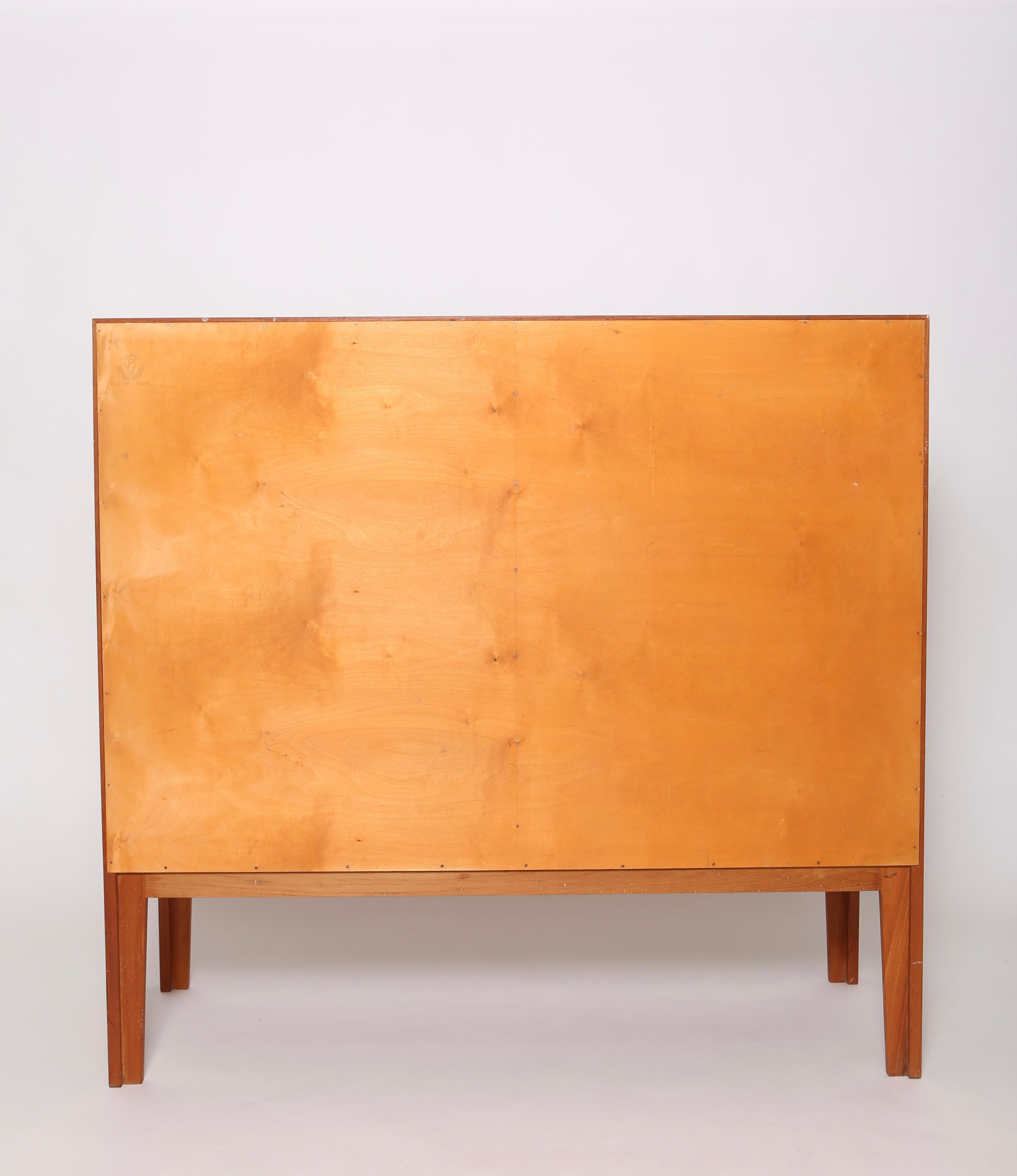 Solid teak cabinet by Kurt Østervig for VAMØ  6