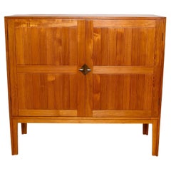 Solid teak cabinet by Kurt Østervig for VAMØ