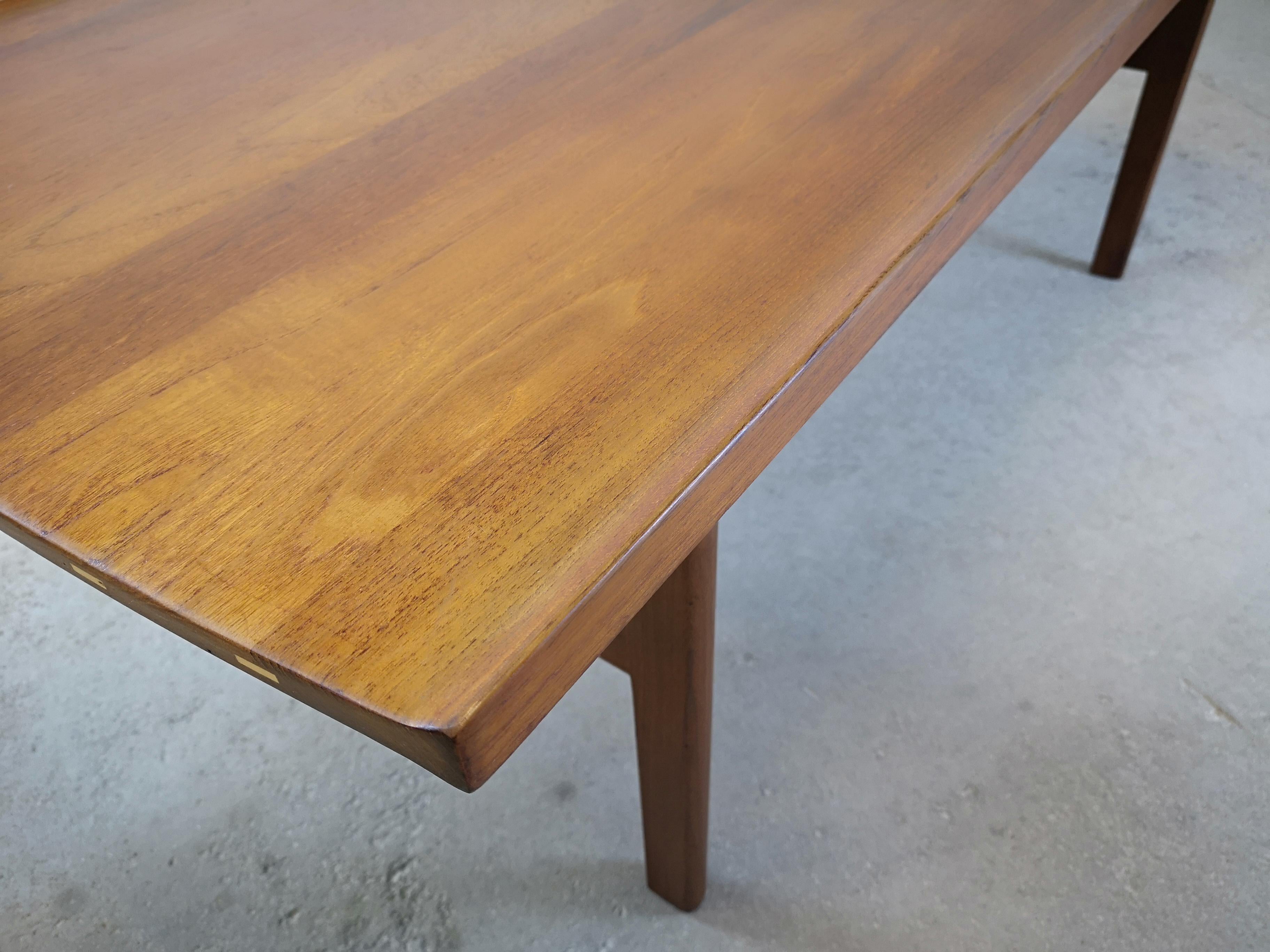 Solid Teak Coffee Table by Tove and Edvard Kindt Larsen 4