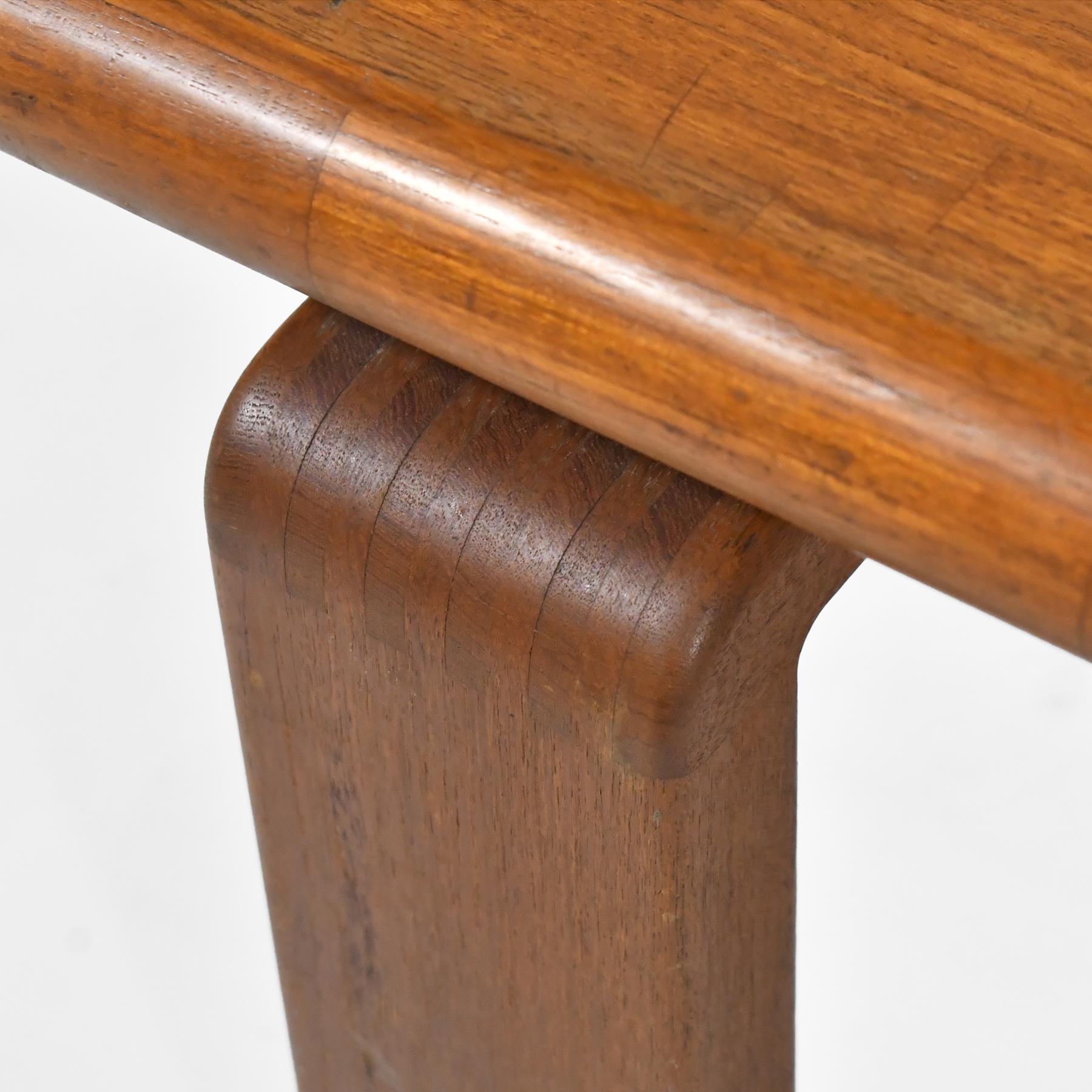 Teck Table basse en teck massif en vente
