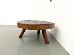 Solid teak coffee table from the 1950
