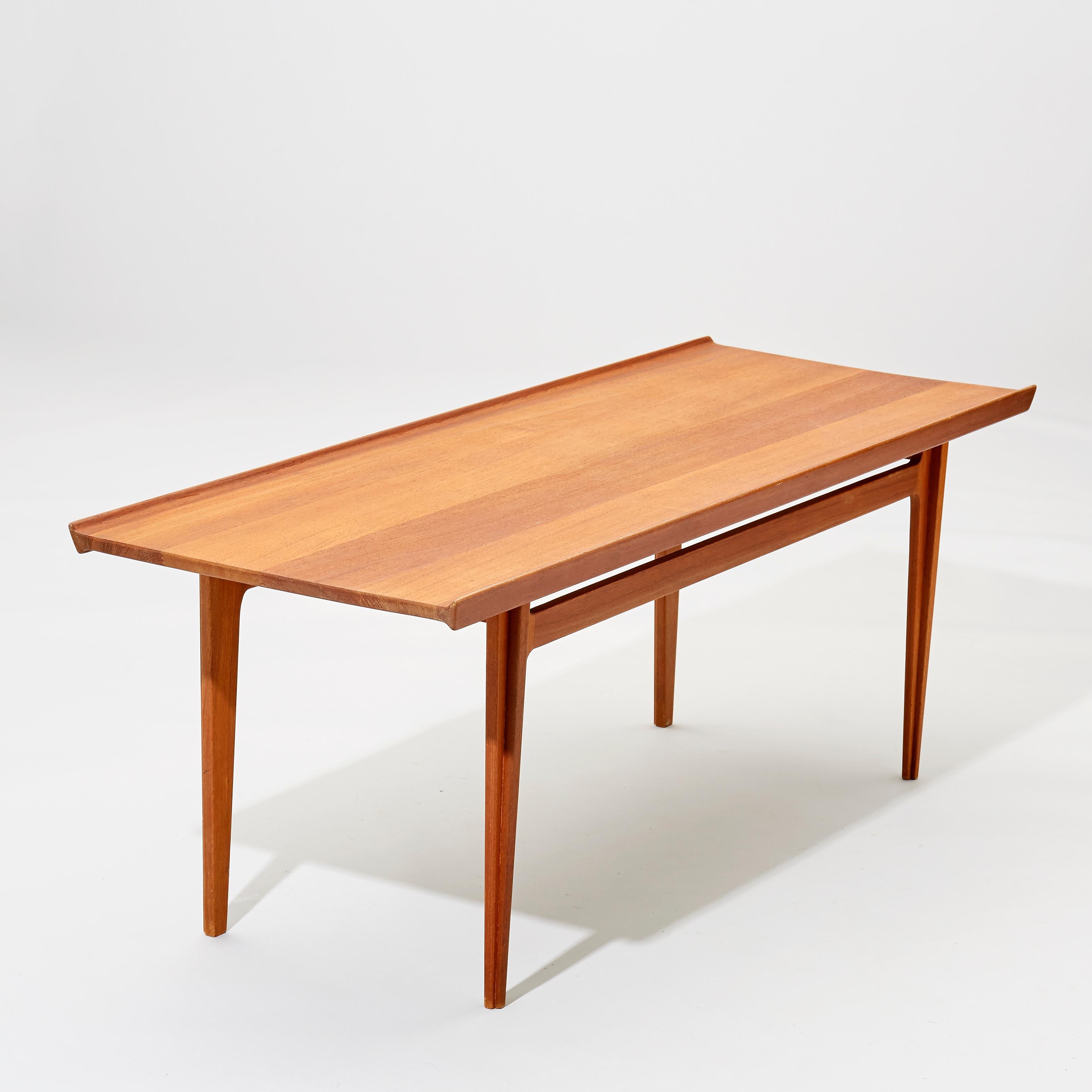 Mid-Century Modern Solid Teak Coffee Table, Model 532, by Finn Juhl for France & Son