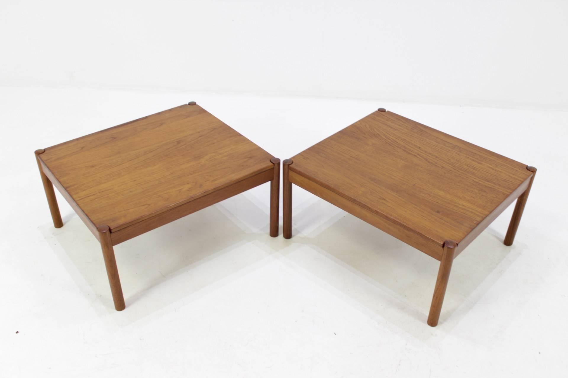 Solid Teak Coffee Tables by Magnus Olesen For Durum, Set of Two In Good Condition In Praha, CZ