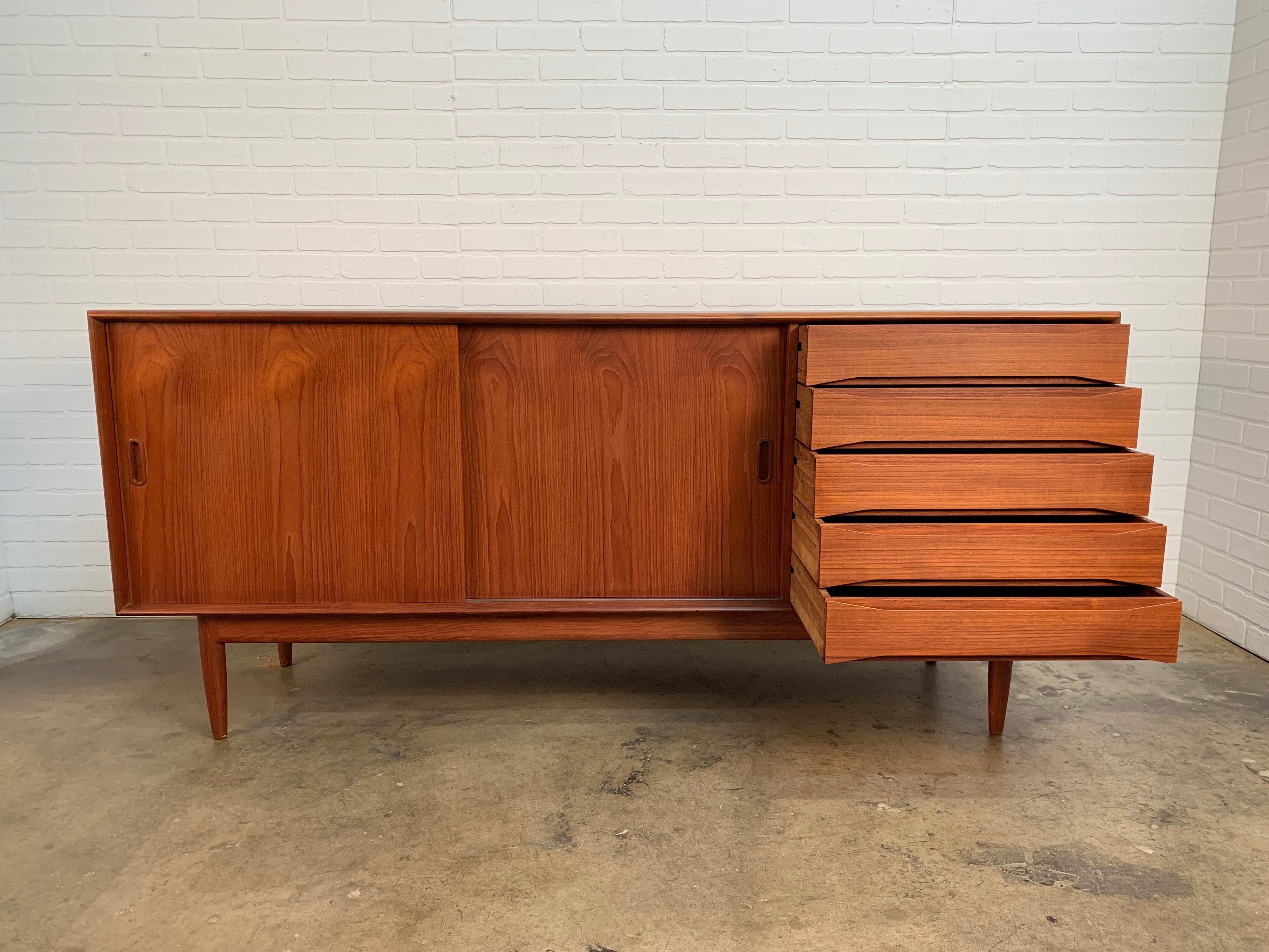 Solid Teak Credenza by Johannes Aasbjerg 3