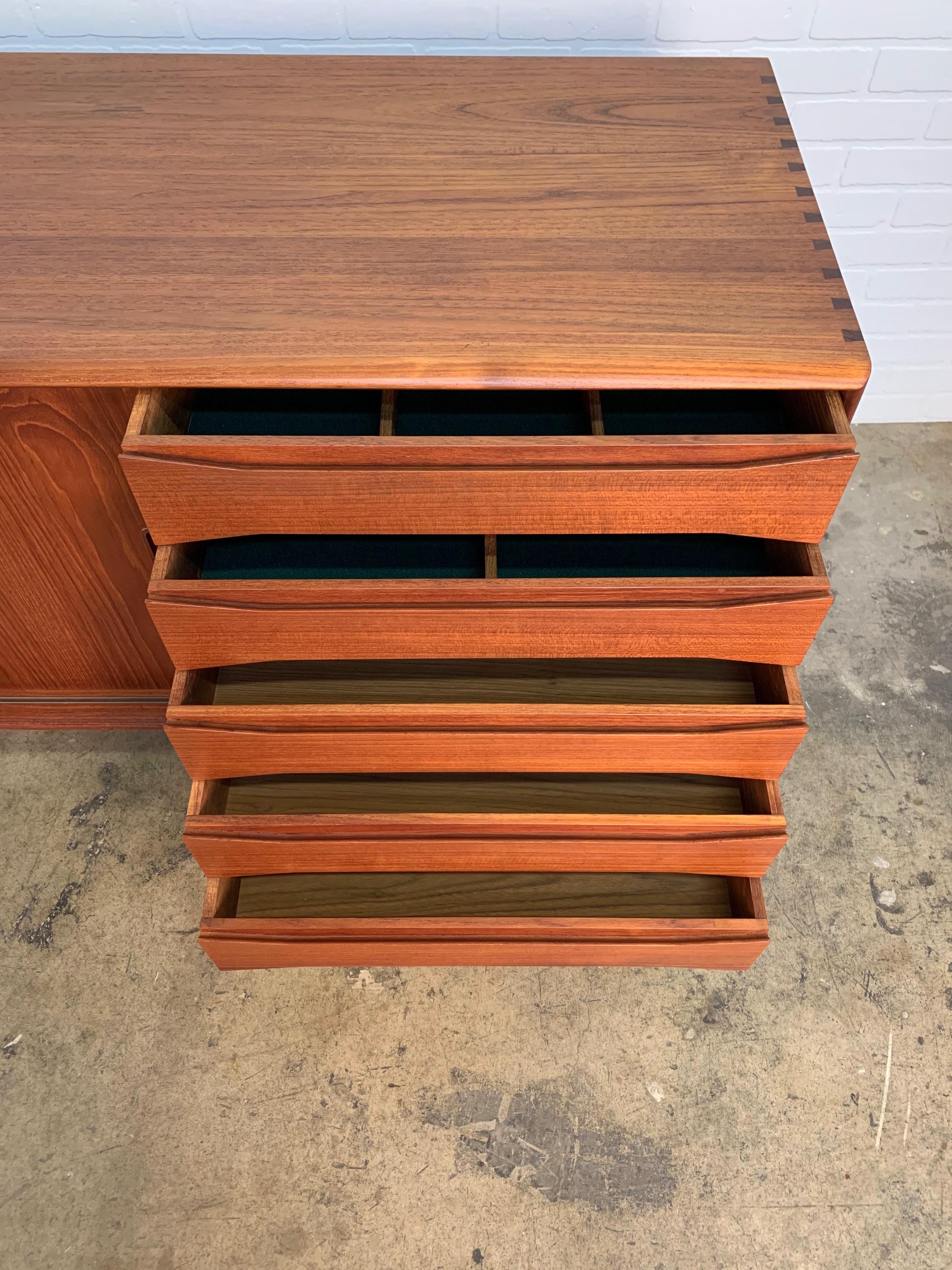 Solid Teak Credenza by Johannes Aasbjerg 4