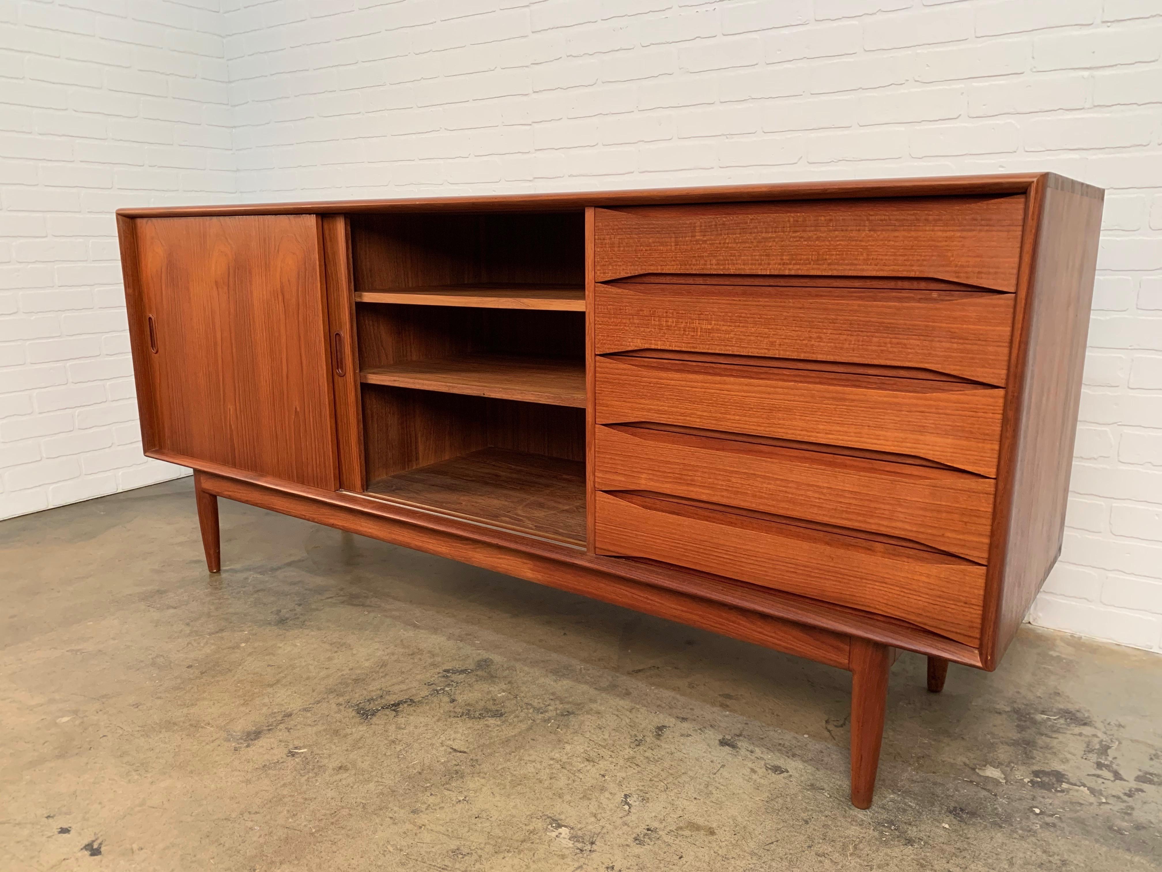 Solid Teak Credenza by Johannes Aasbjerg 5