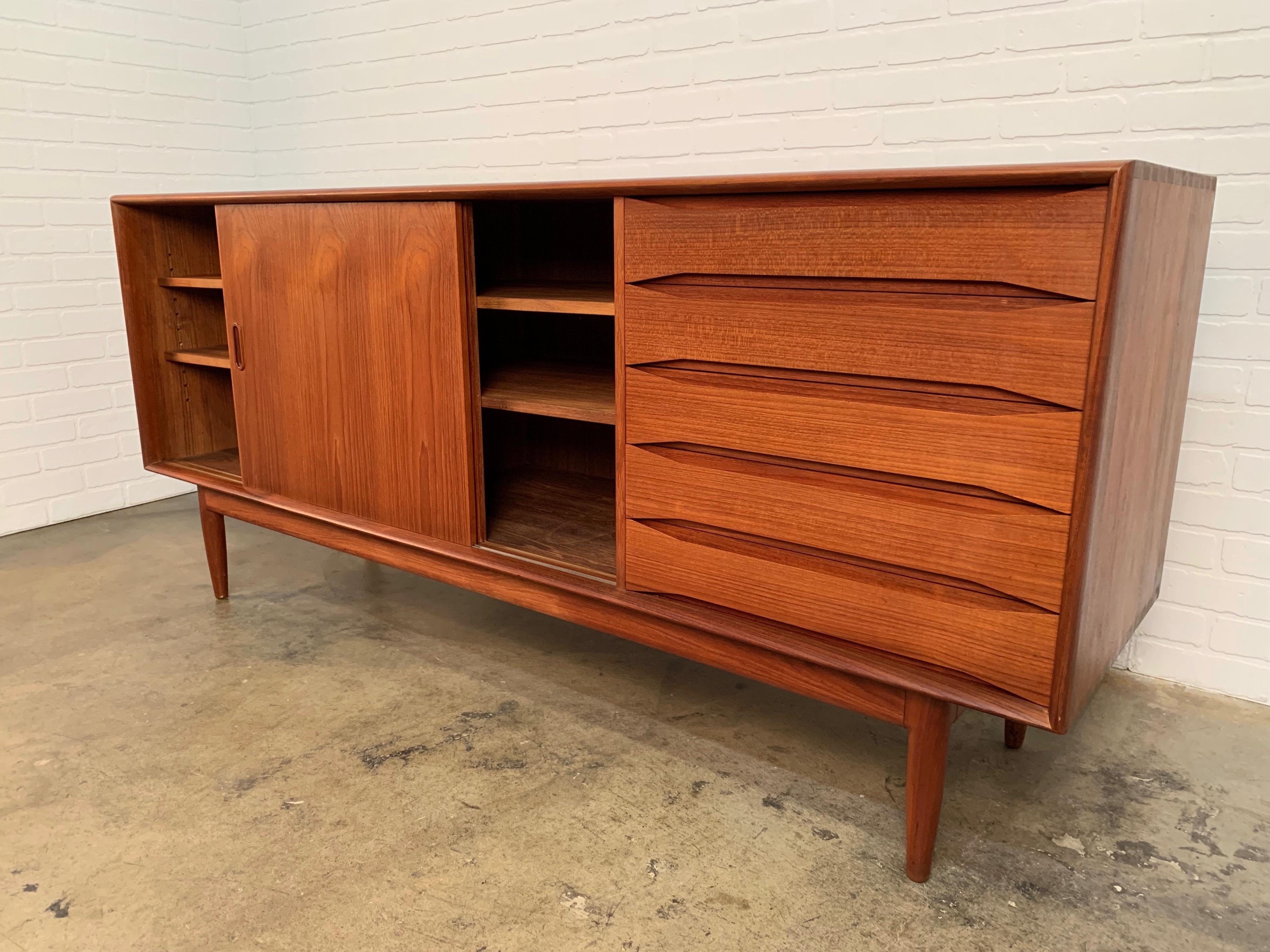 Solid Teak Credenza by Johannes Aasbjerg 7