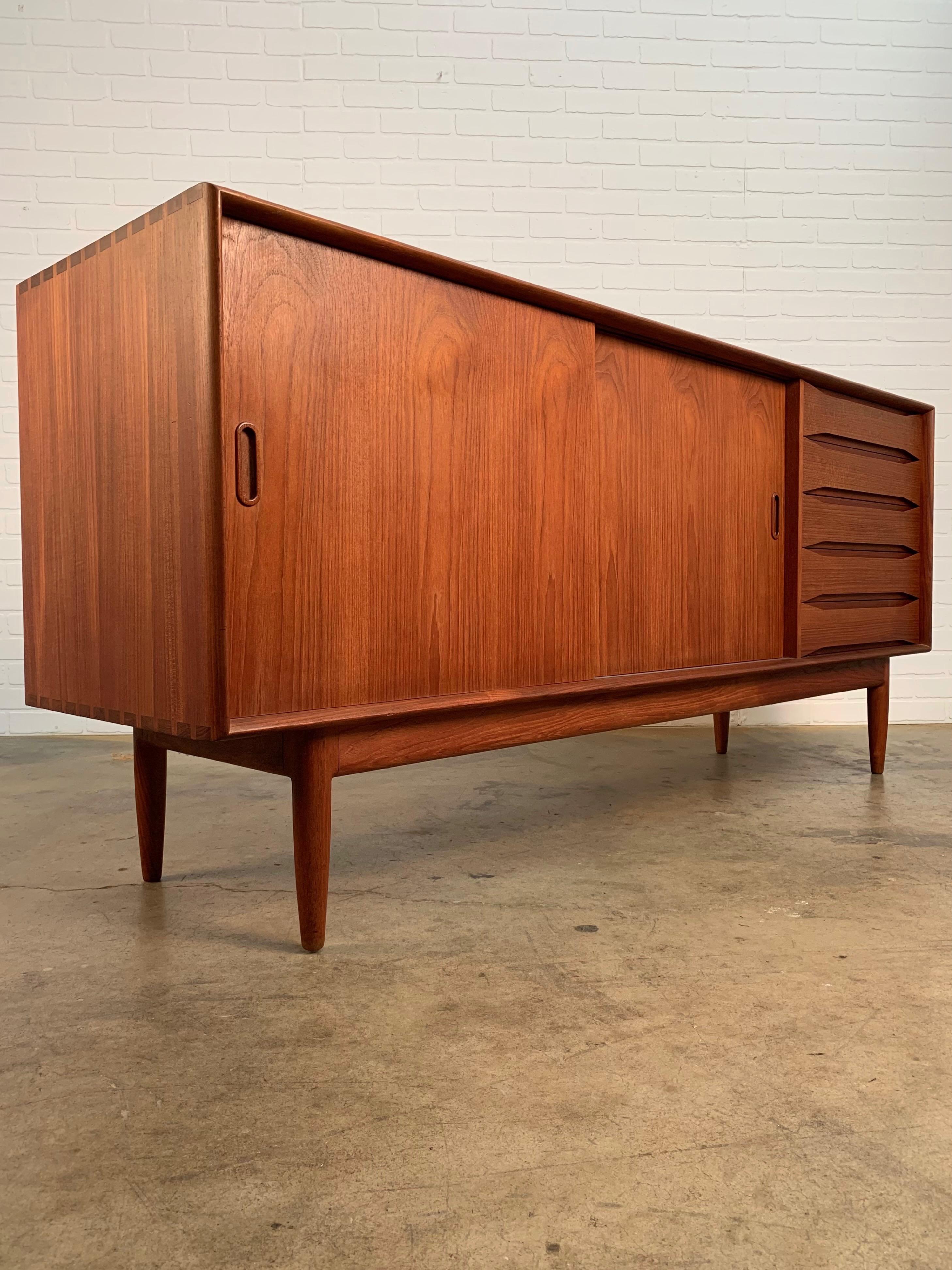 Solid Teak Credenza by Johannes Aasbjerg 8