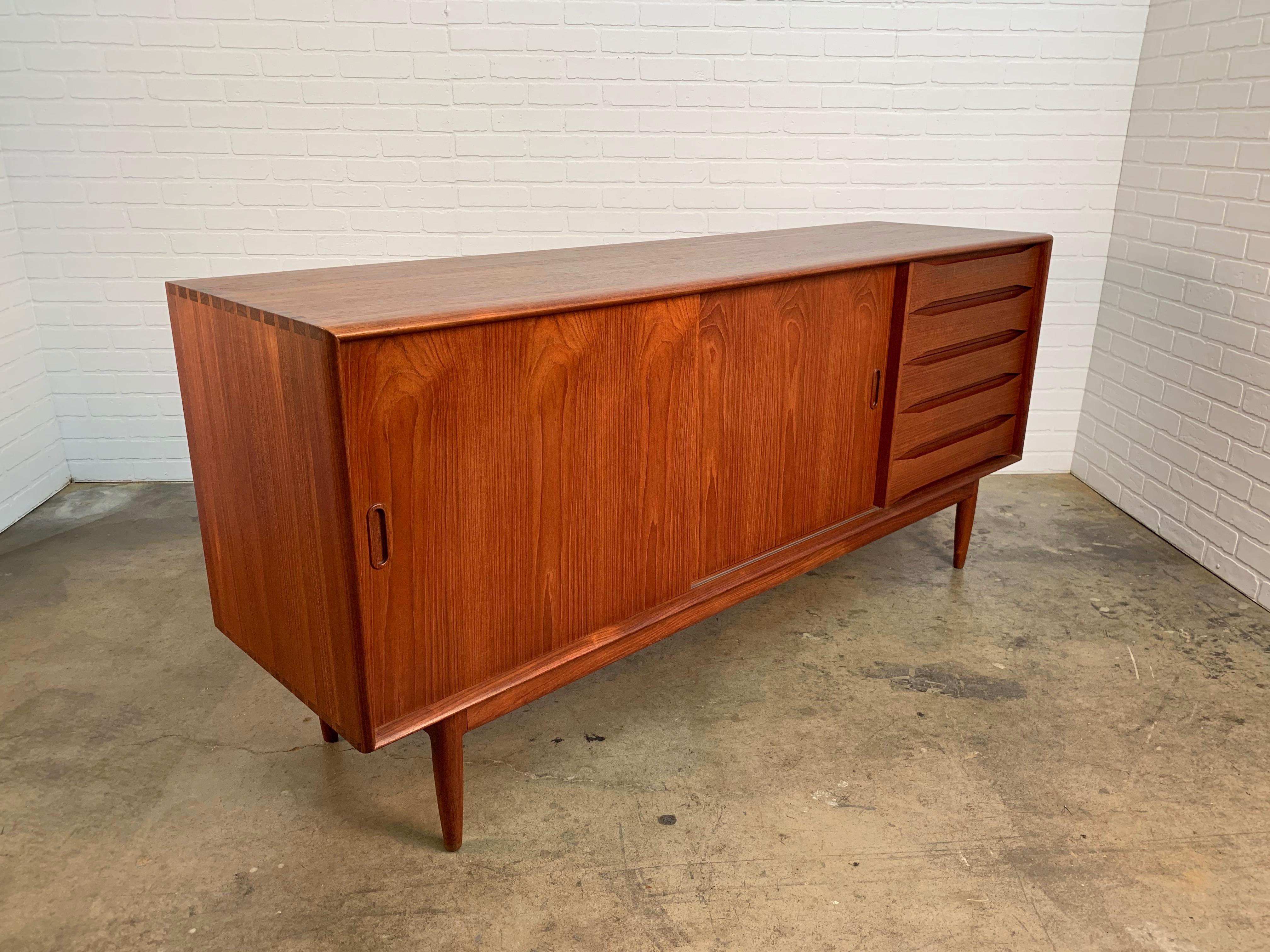 Solid Teak Credenza by Johannes Aasbjerg 10