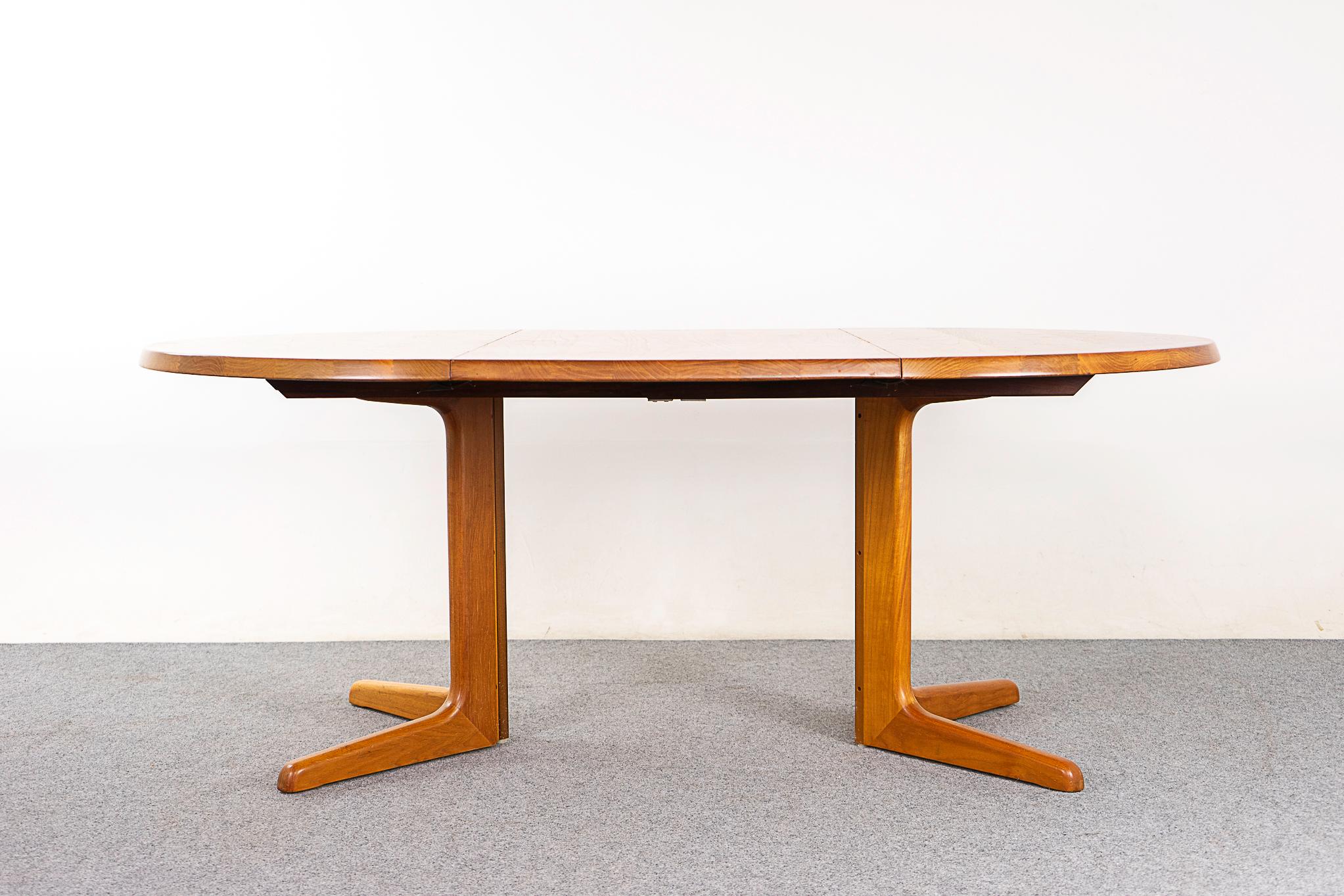  Solid Teak Danish Circular Dining Table  3