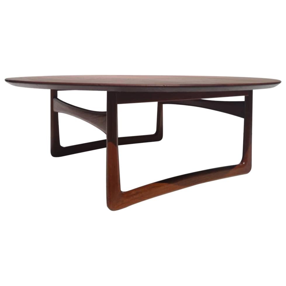 Solid Teak Danish Coffee / Cocktail Table by Peter Hvidt for France & Son