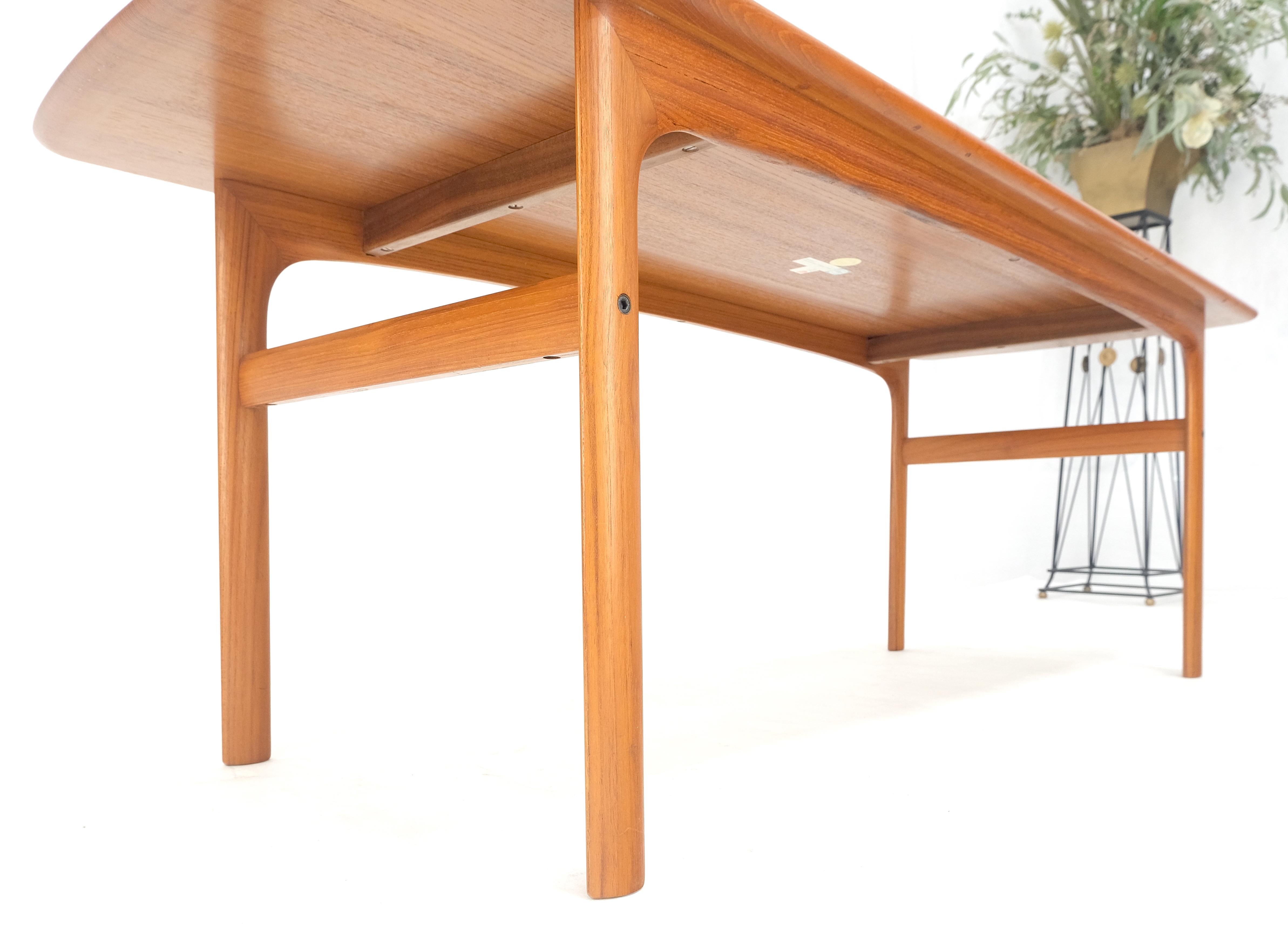20th Century Solid Teak Danish Mid Century Modern 59