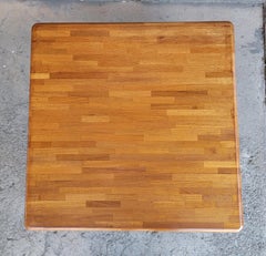 Massiv Teakholz Dänisch Modern Patchwork Beistelltisch