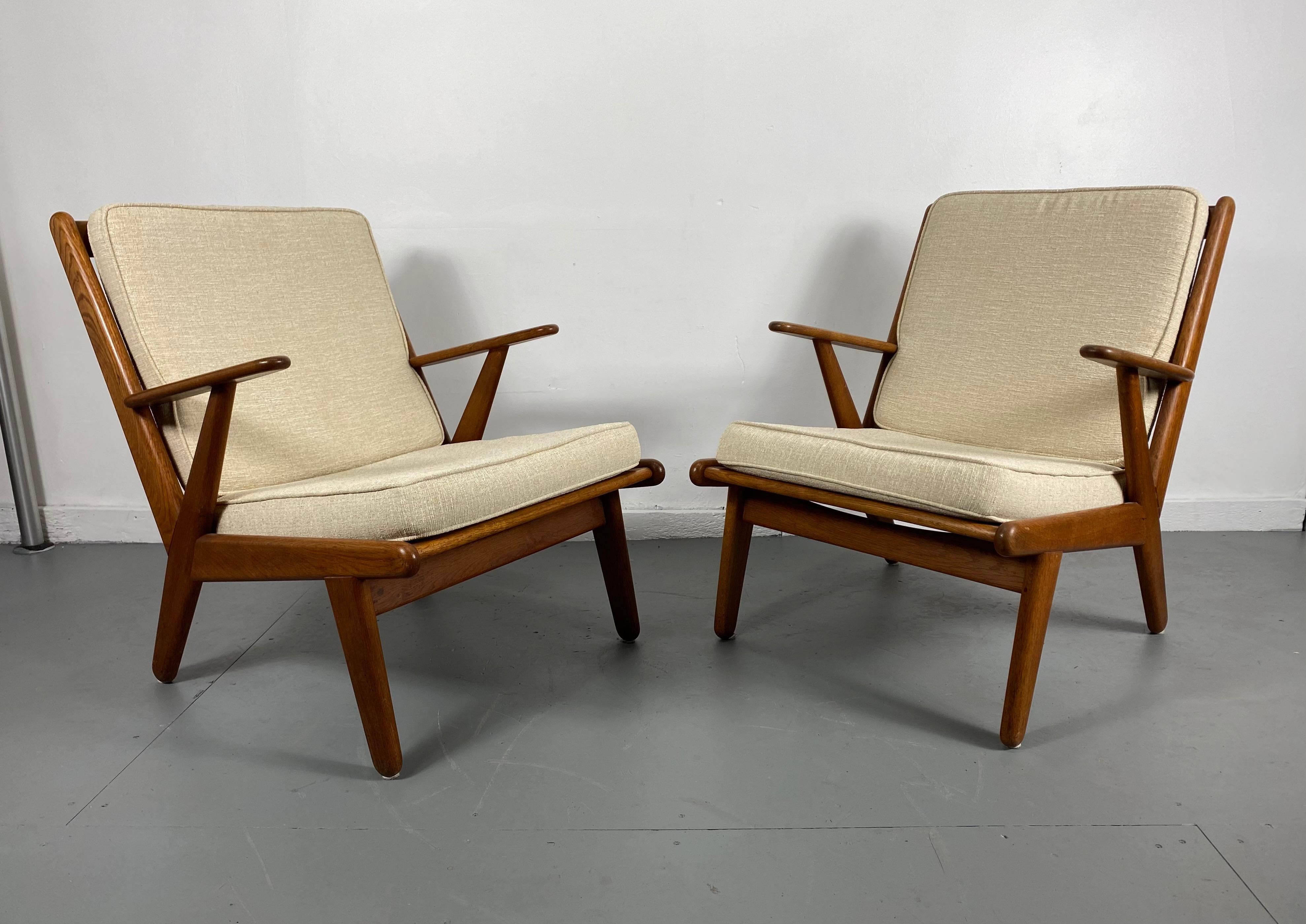Solid Teak Danish Modernist Lounge Chairs designed by Poul Volther / Denmark 6
