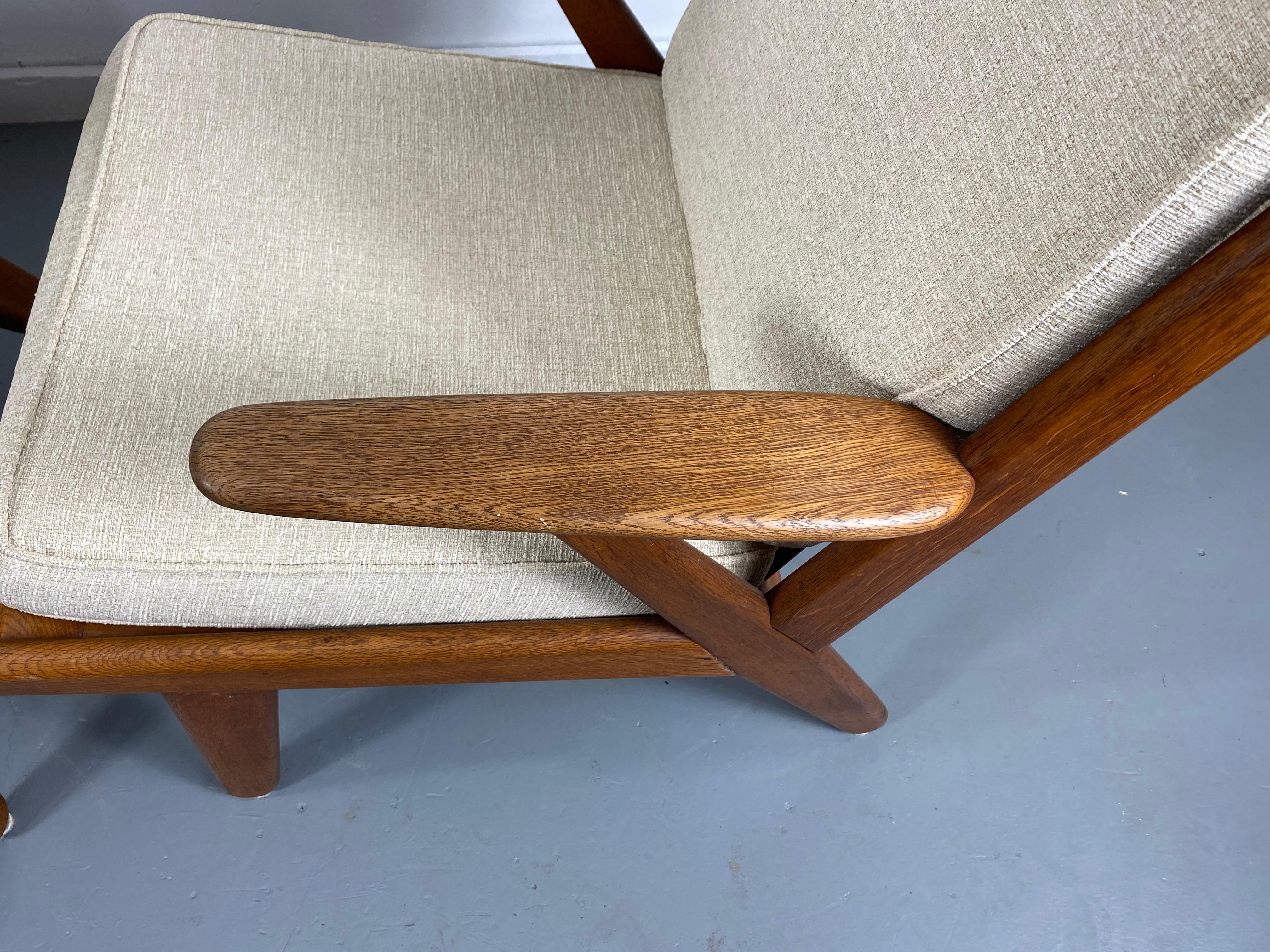 Mid-20th Century Solid Teak Danish Modernist Lounge Chairs designed by Poul Volther / Denmark