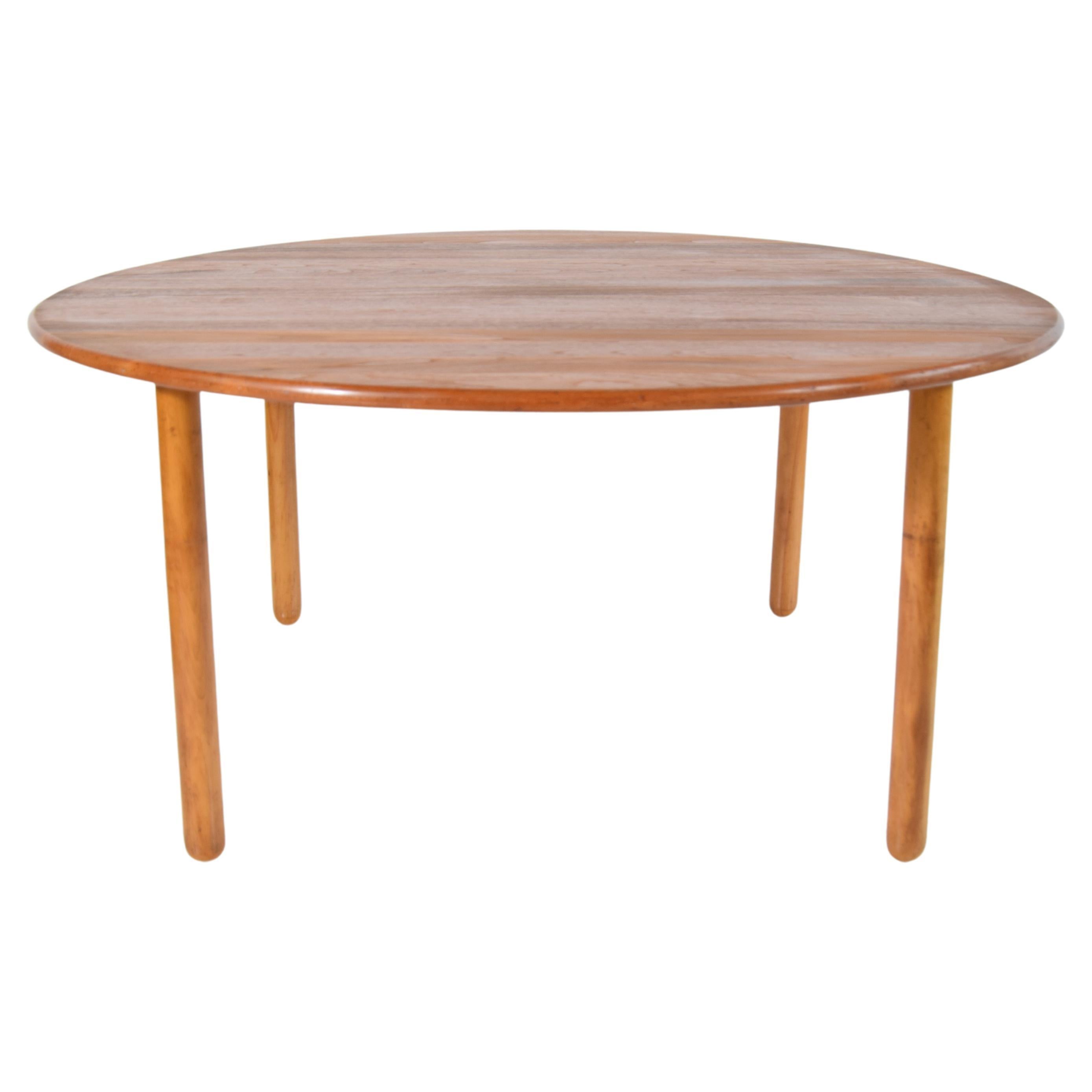 Solid Teak Dining Room Table Attributed to Borge Mogensen