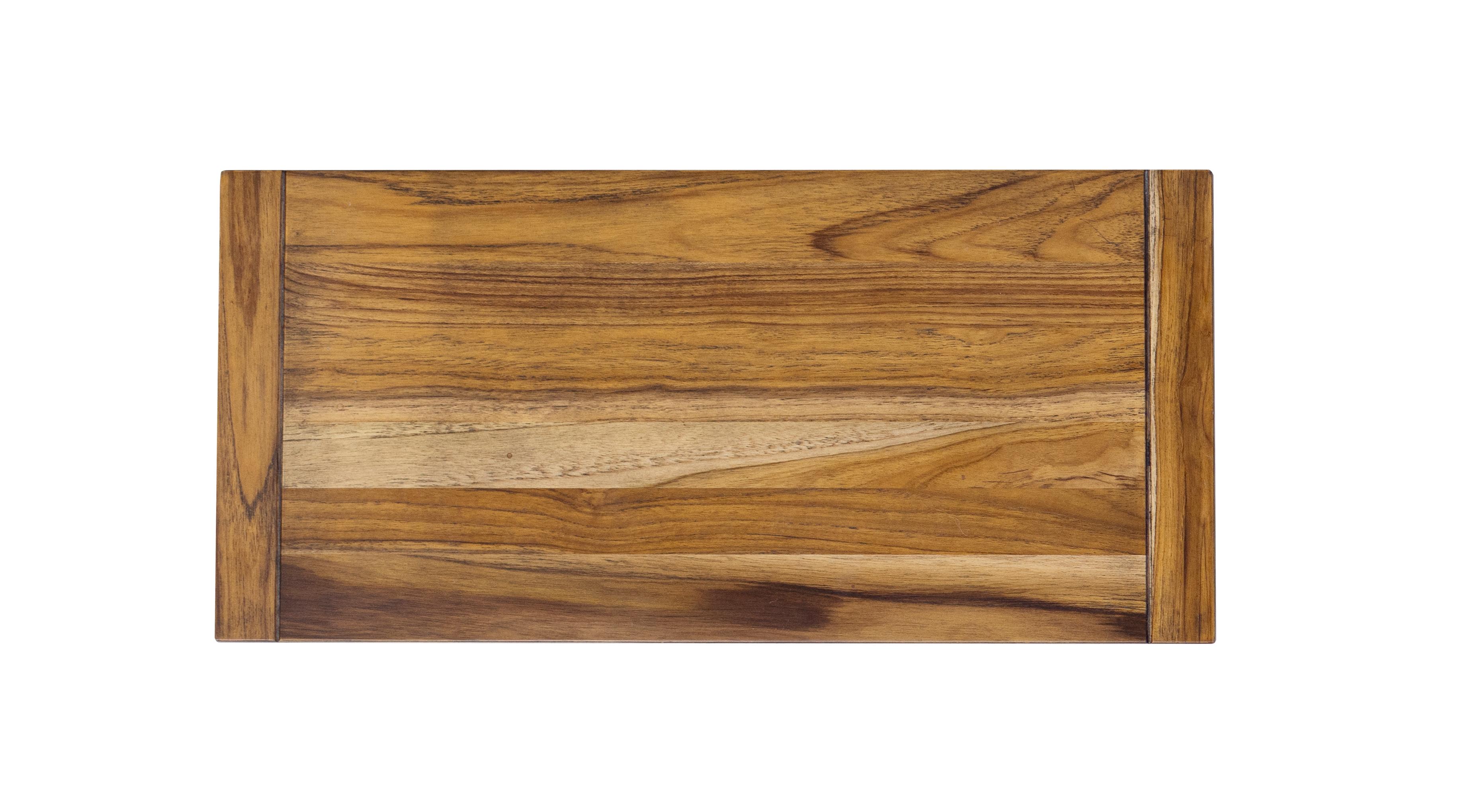 Solid Teak Dining Table in a Smooth Natural Finish For Sale 3