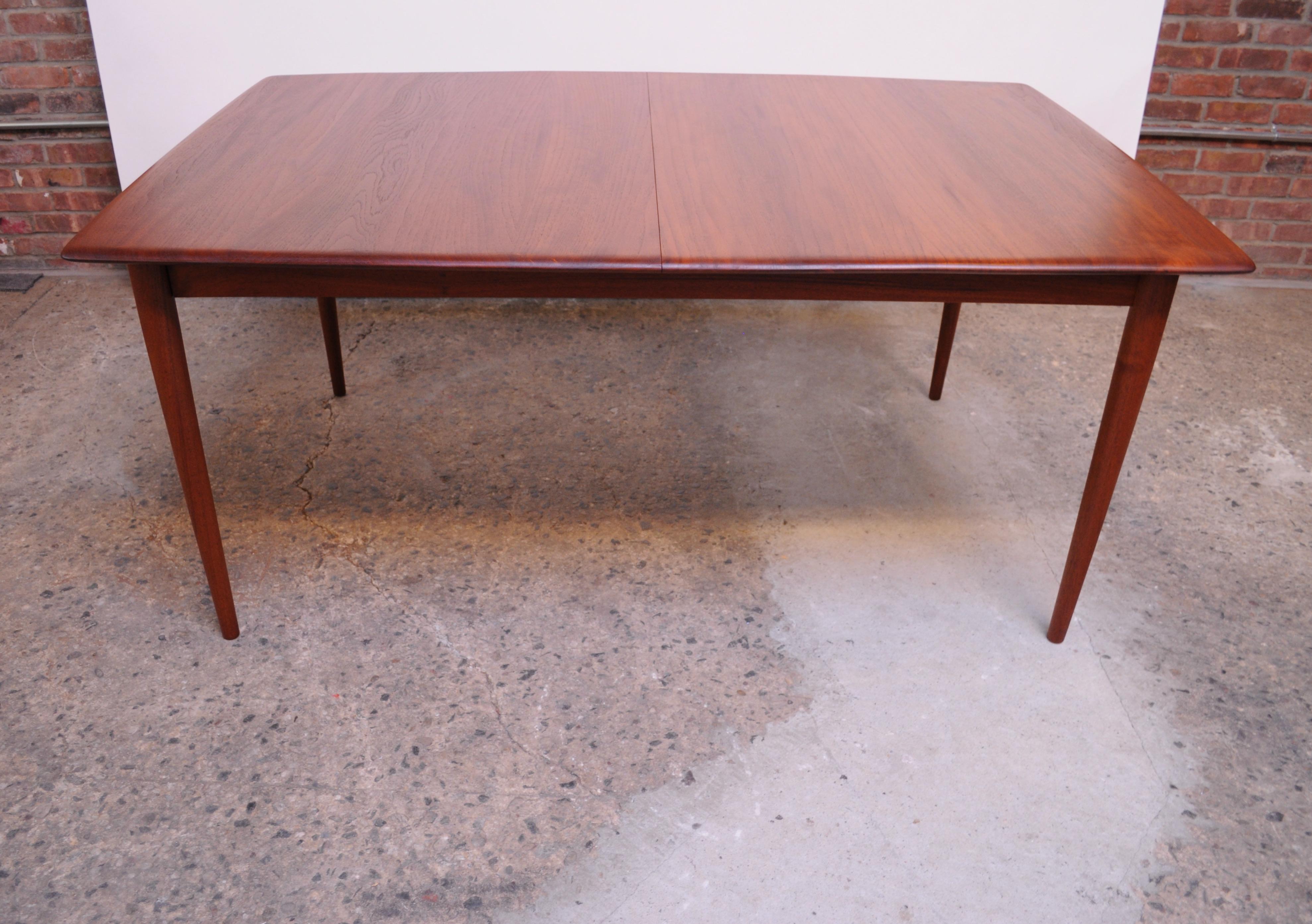 Solid Teak Extendable Dining Table by Johannes Aasbjerg 5