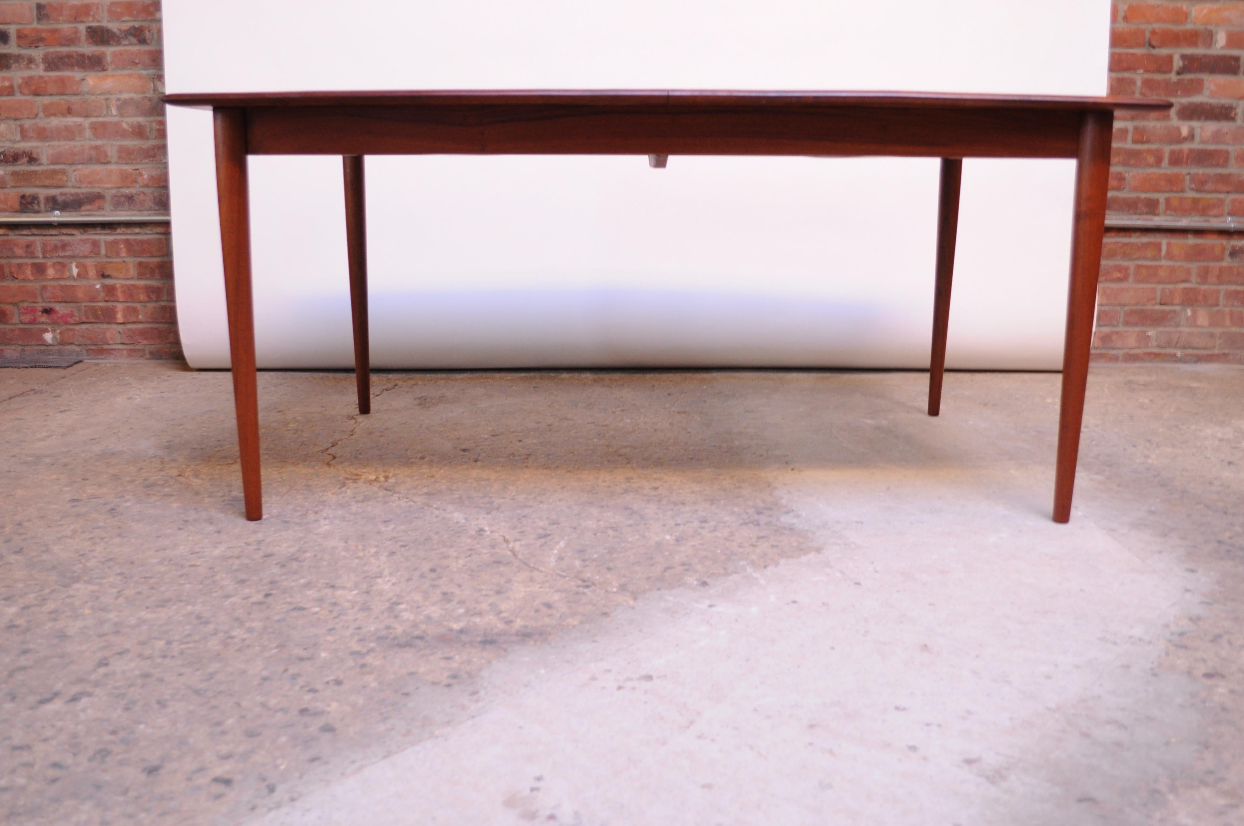 Solid Teak Extendable Dining Table by Johannes Aasbjerg 6