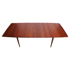 Solid Teak Extendable Dining Table by Johannes Aasbjerg