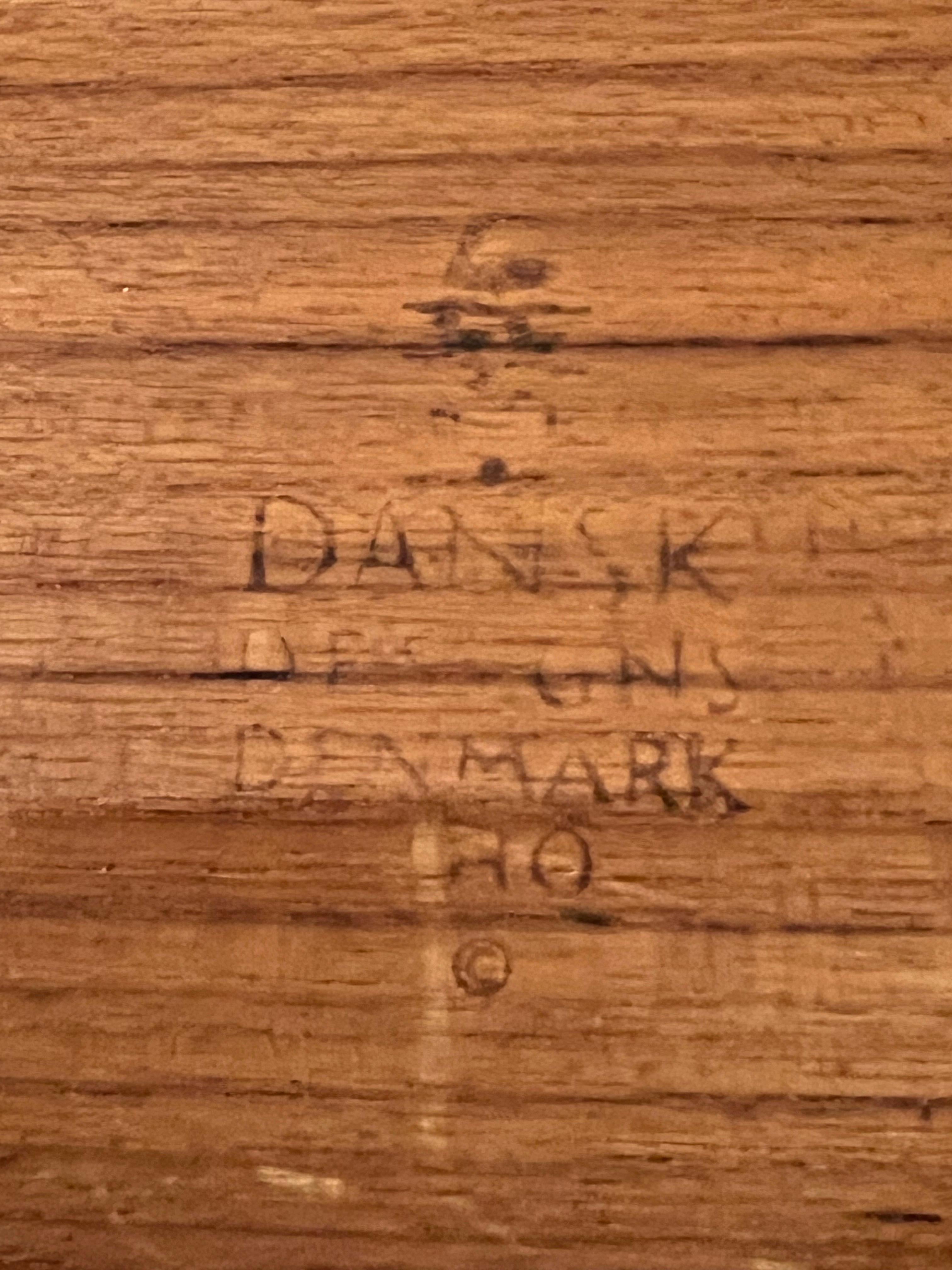 Solid Teak Gondola Tray Designed by Quistgaard for Dansk Early Production In Excellent Condition In San Diego, CA