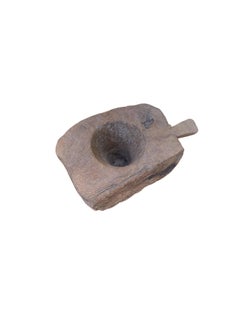 Mortar en teck massif de Java, Indonésie, vers 1950