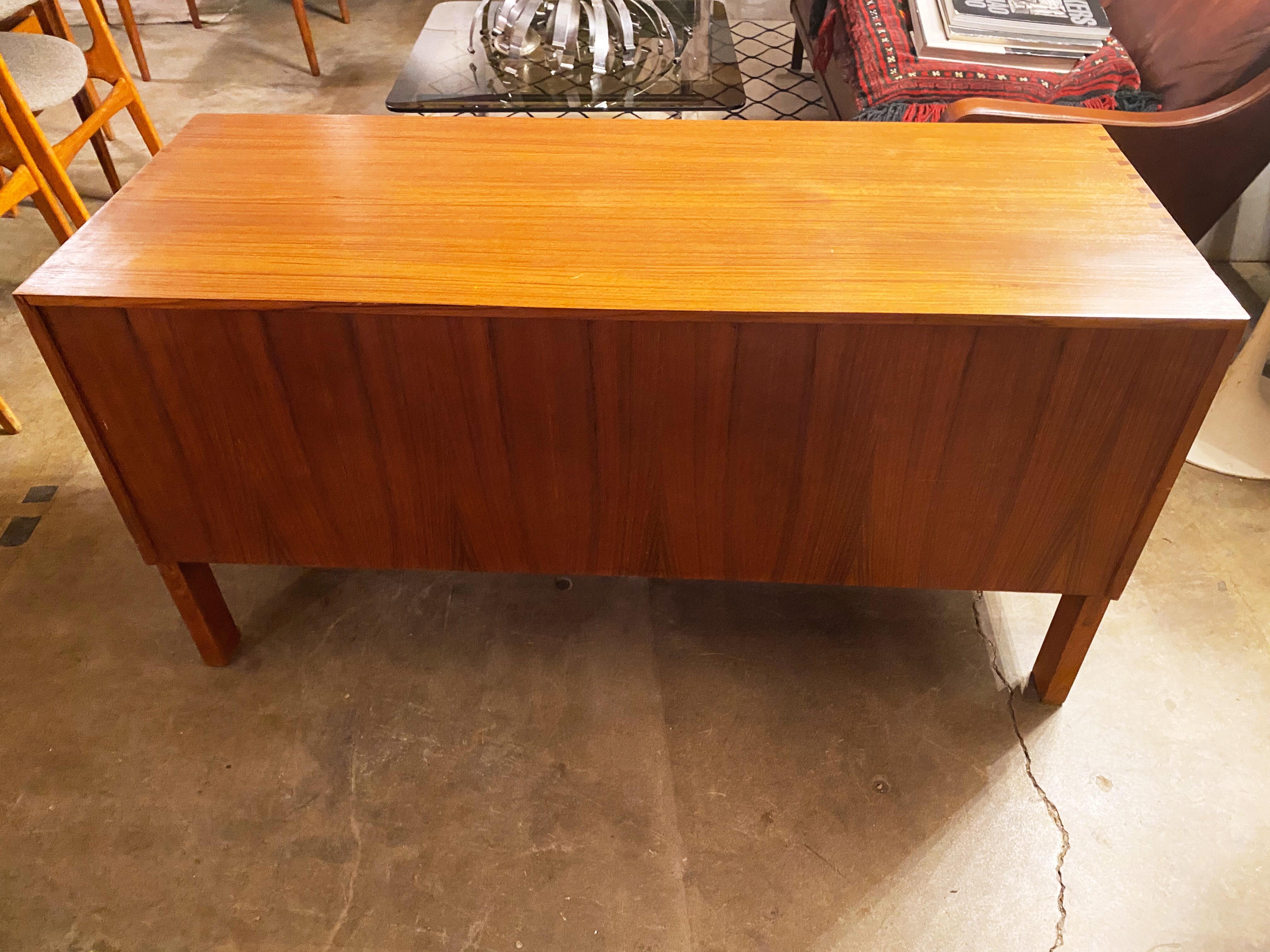 Mid-20th Century Solid Teak Lowboy Chest by Johannes Aasbjerg