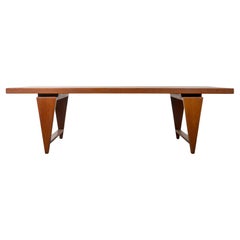 Solid Teak "ML 115" Coffee Table by Illum Wikkelso for A. Mikael Laursen