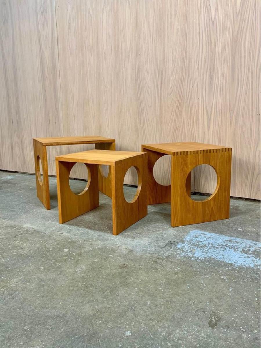 Tables gigognes teck massif de Jens Quistgaard en vente 1
