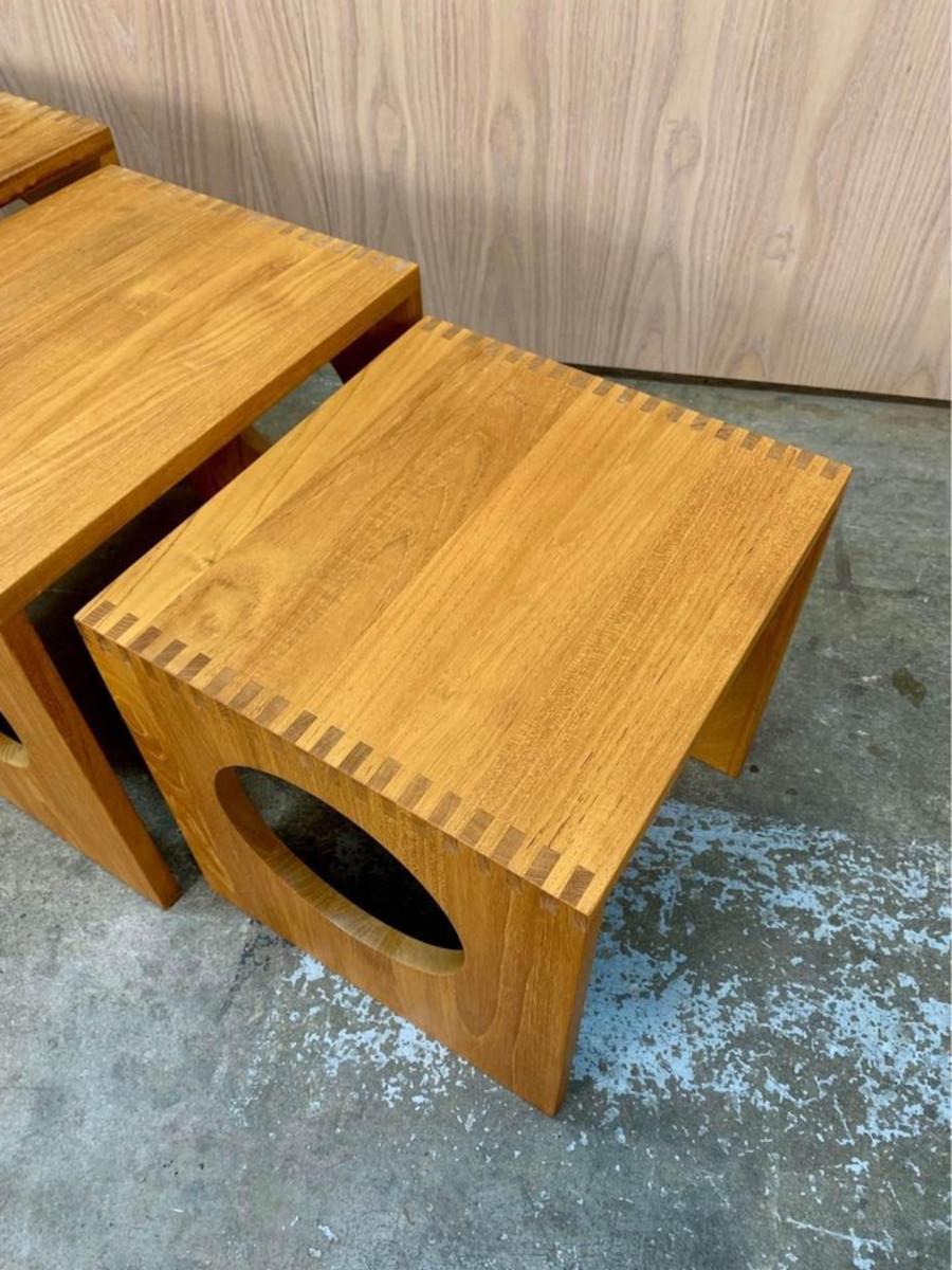 Tables gigognes teck massif de Jens Quistgaard en vente 3