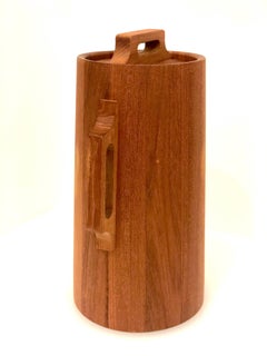 Solid Teak Rare Ice Bucket Designed by Quistgaard for Dansk